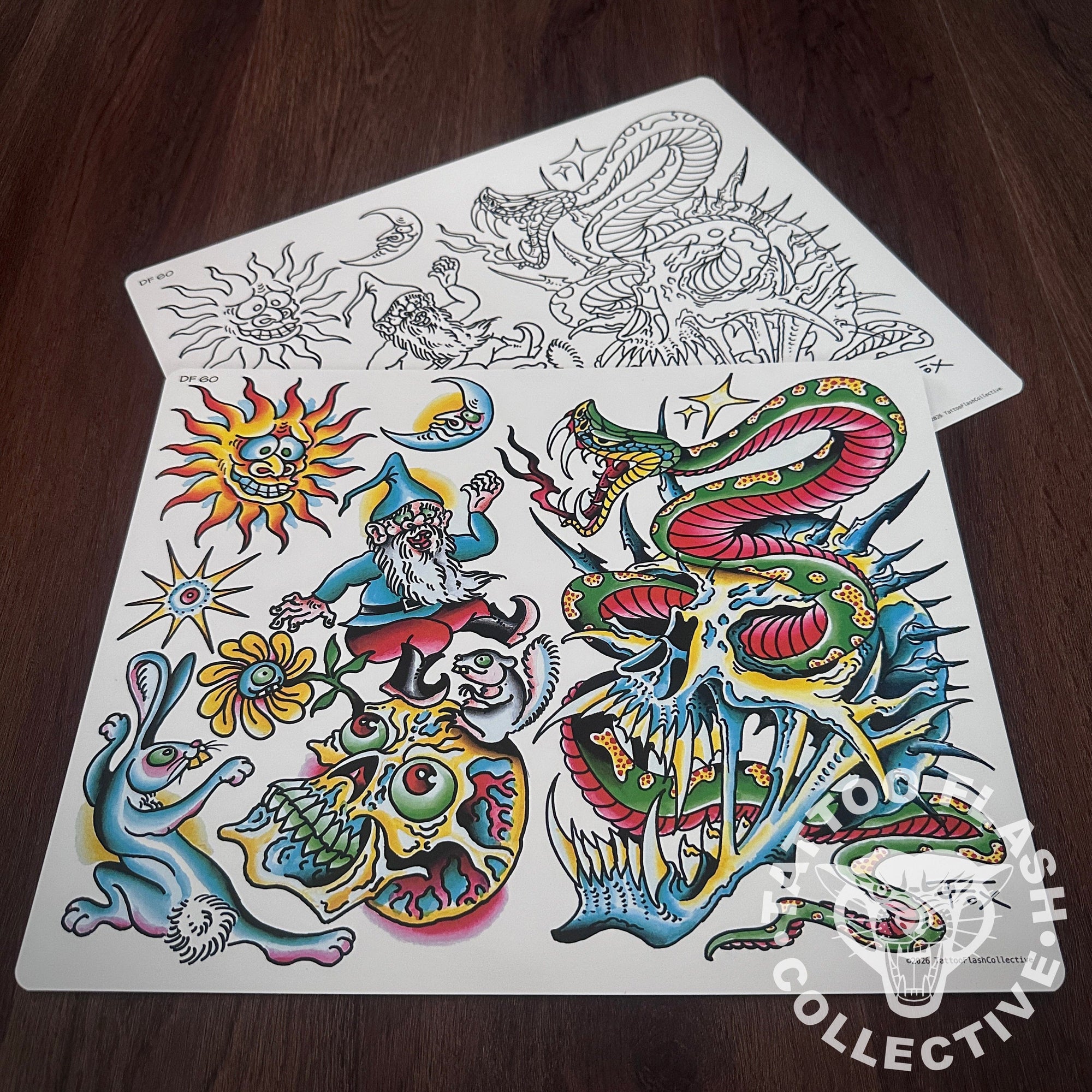 Dave Fox Flash Dave Fox Tattoo Flash #60