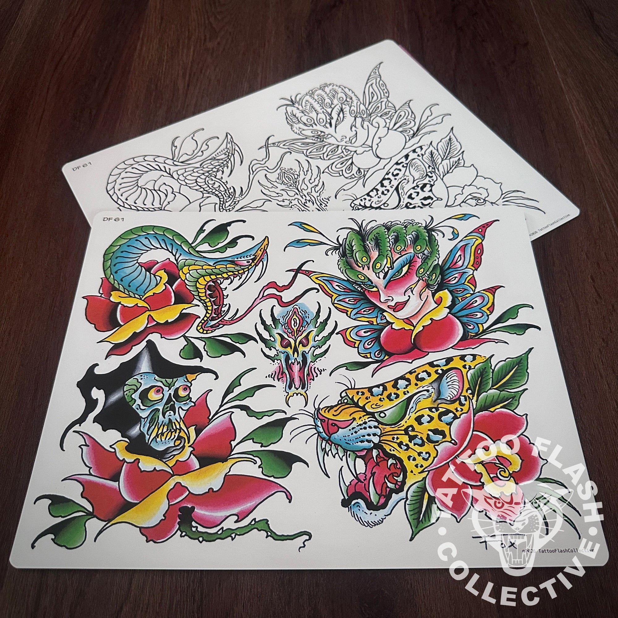 Dave Fox Flash Dave Fox Tattoo Flash #61