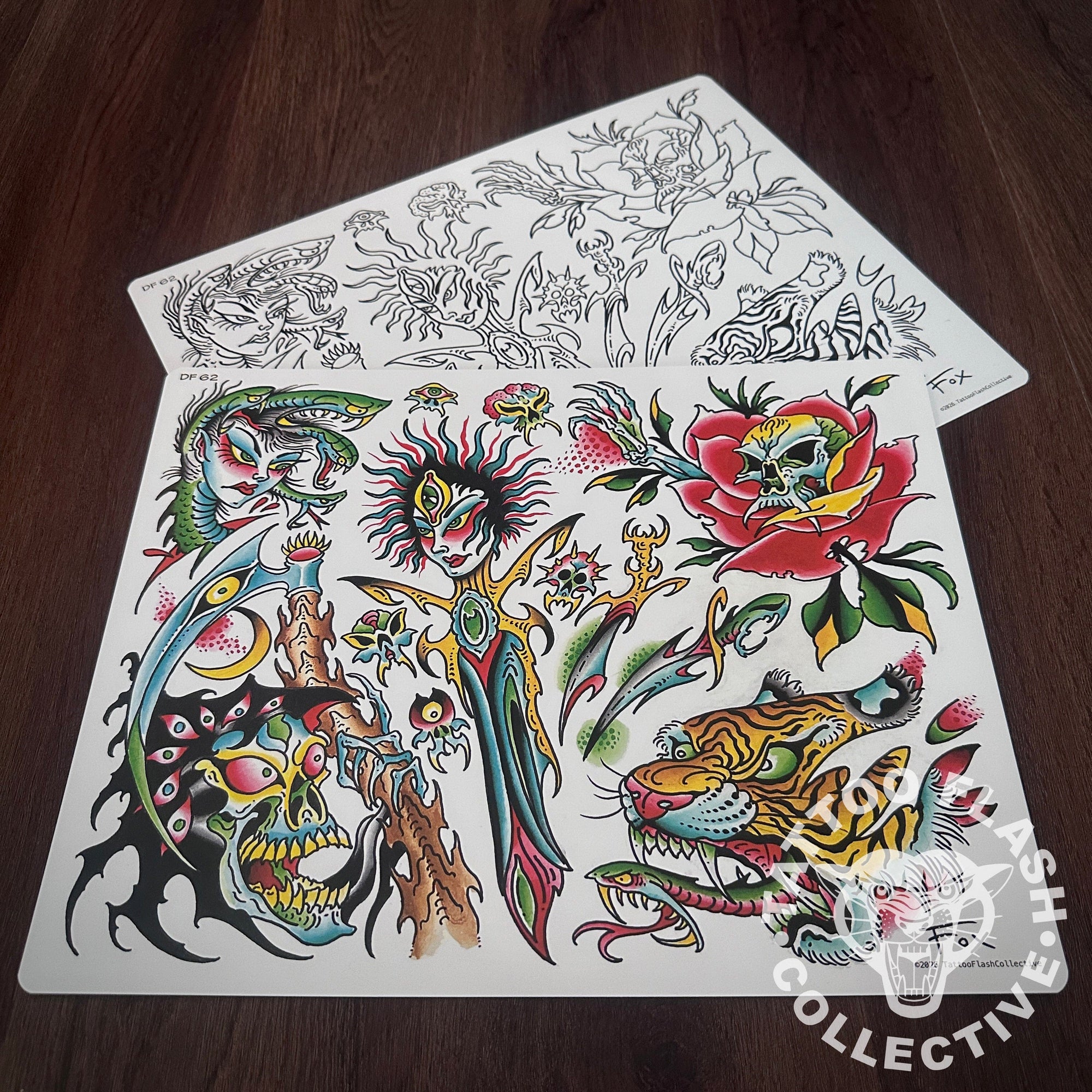 Dave Fox Flash Dave Fox Tattoo Flash #62