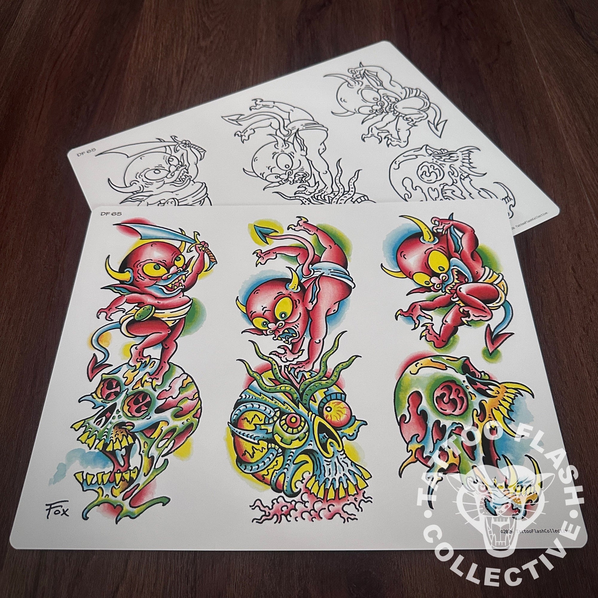 Dave Fox Flash Dave Fox Tattoo Flash #65