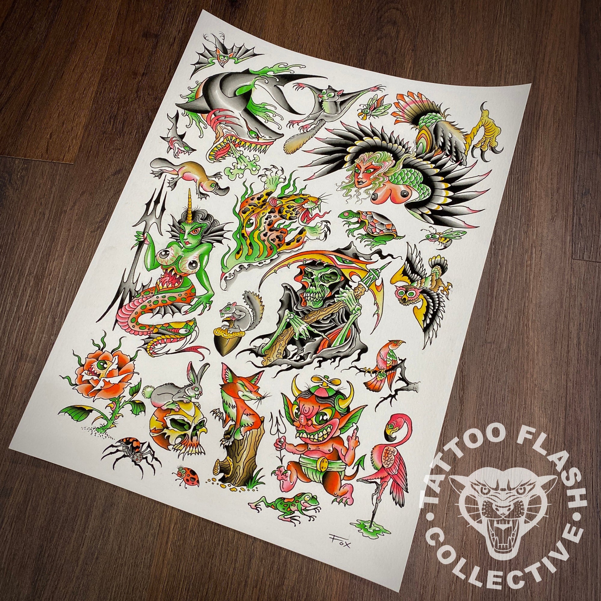 Dave Fox prints Dave Fox Print #01- 12"x16" and 18"x24"