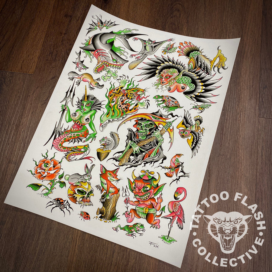 Dave Fox prints Dave Fox Print #01- 12"x16" and 18"x24"