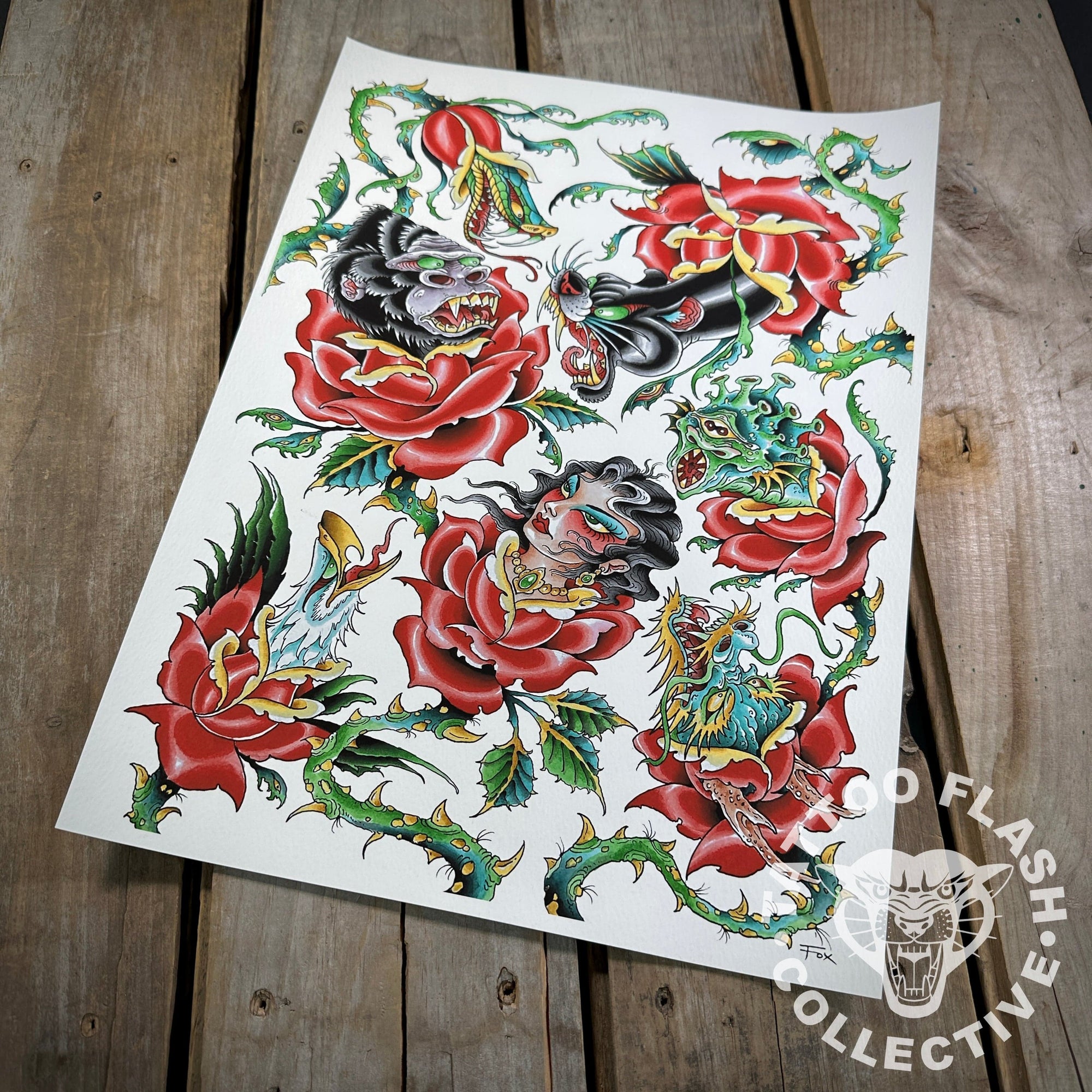 Dave Fox prints Dave Fox Print #02- 12"x16" and 18"x24"