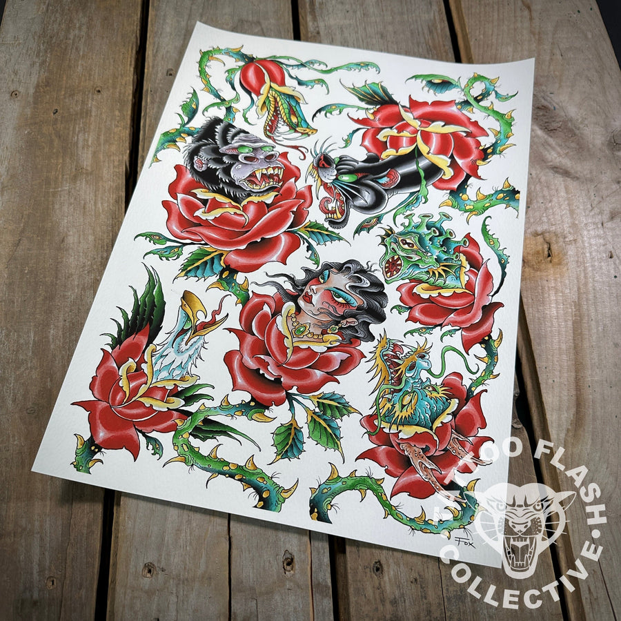 Dave Fox prints Dave Fox Print #02- 12"x16" and 18"x24"