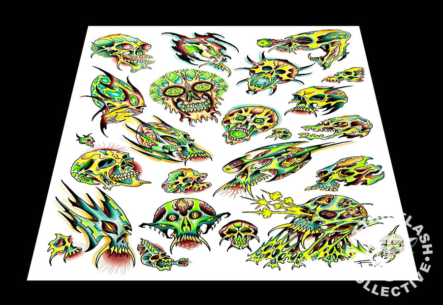 Dave Fox prints 12"x16" Dave Fox Tattoo Print #32- 12"x16" and 18"x24"