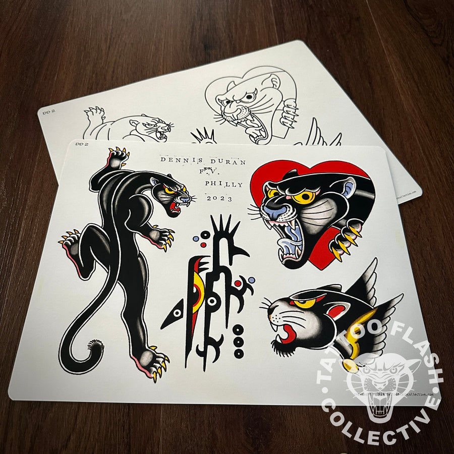 Dennis Duran Flash Dennis Duran Tattoo Flash #02