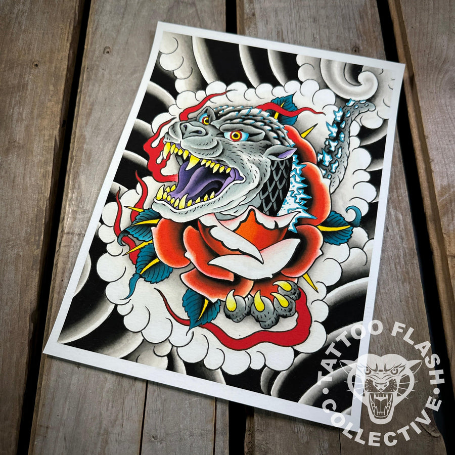 Devin Burnett prints Devin Burnett Print #07-  9"x12"