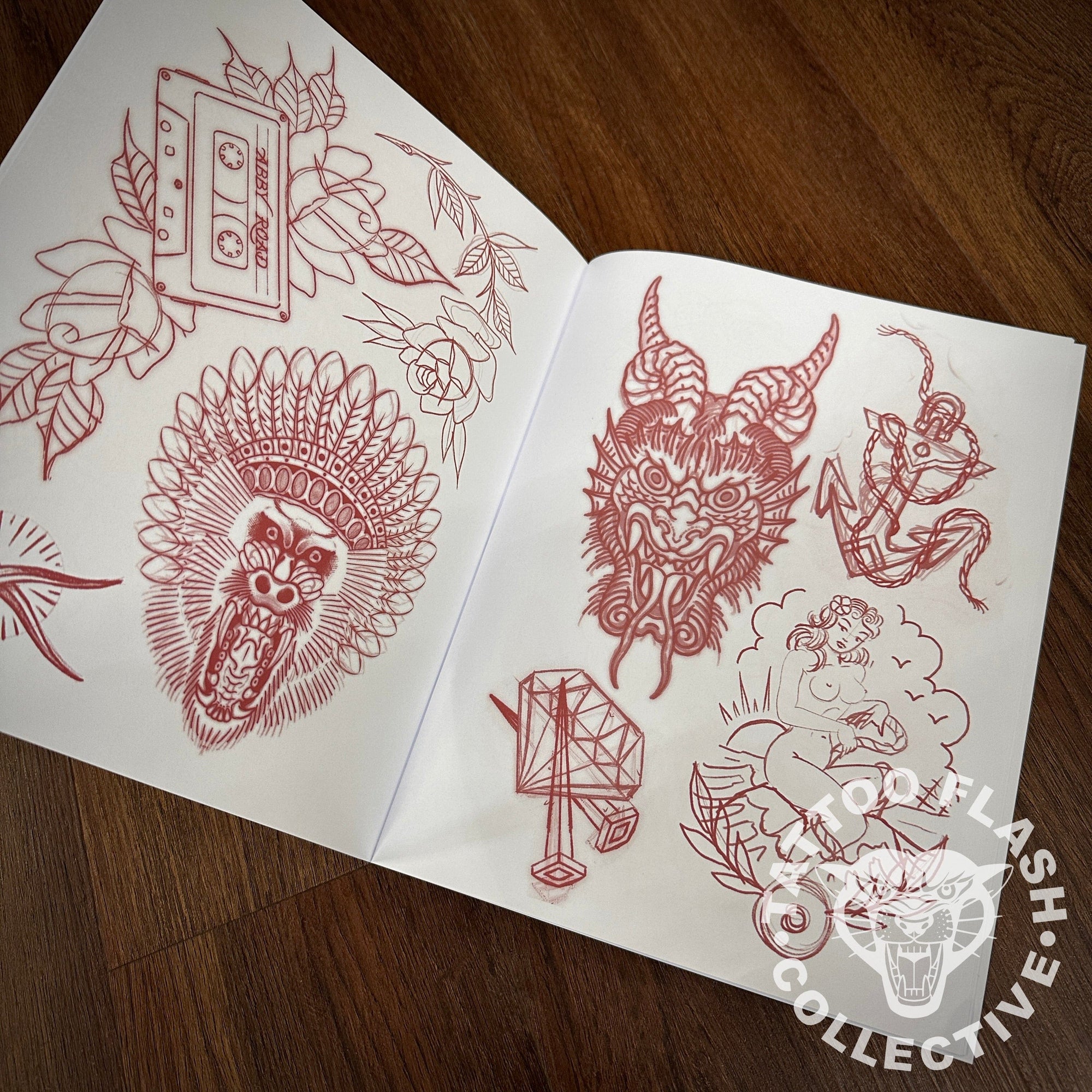 Dickie de Wit Books Dickie de Wit-Tattoo Book of Skecthes