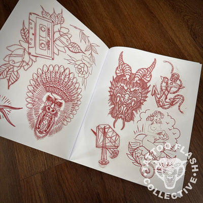 Dickie de Wit Books Dickie de Wit-Tattoo Book of Skecthes