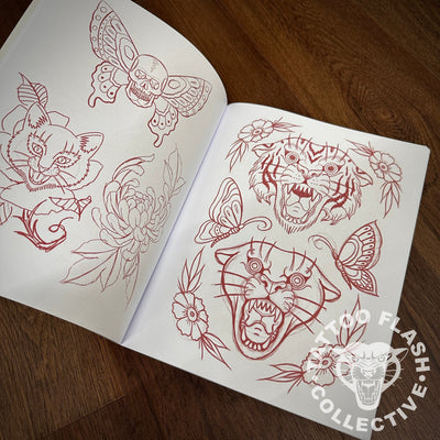 Dickie de Wit Books Dickie de Wit-Tattoo Book of Skecthes