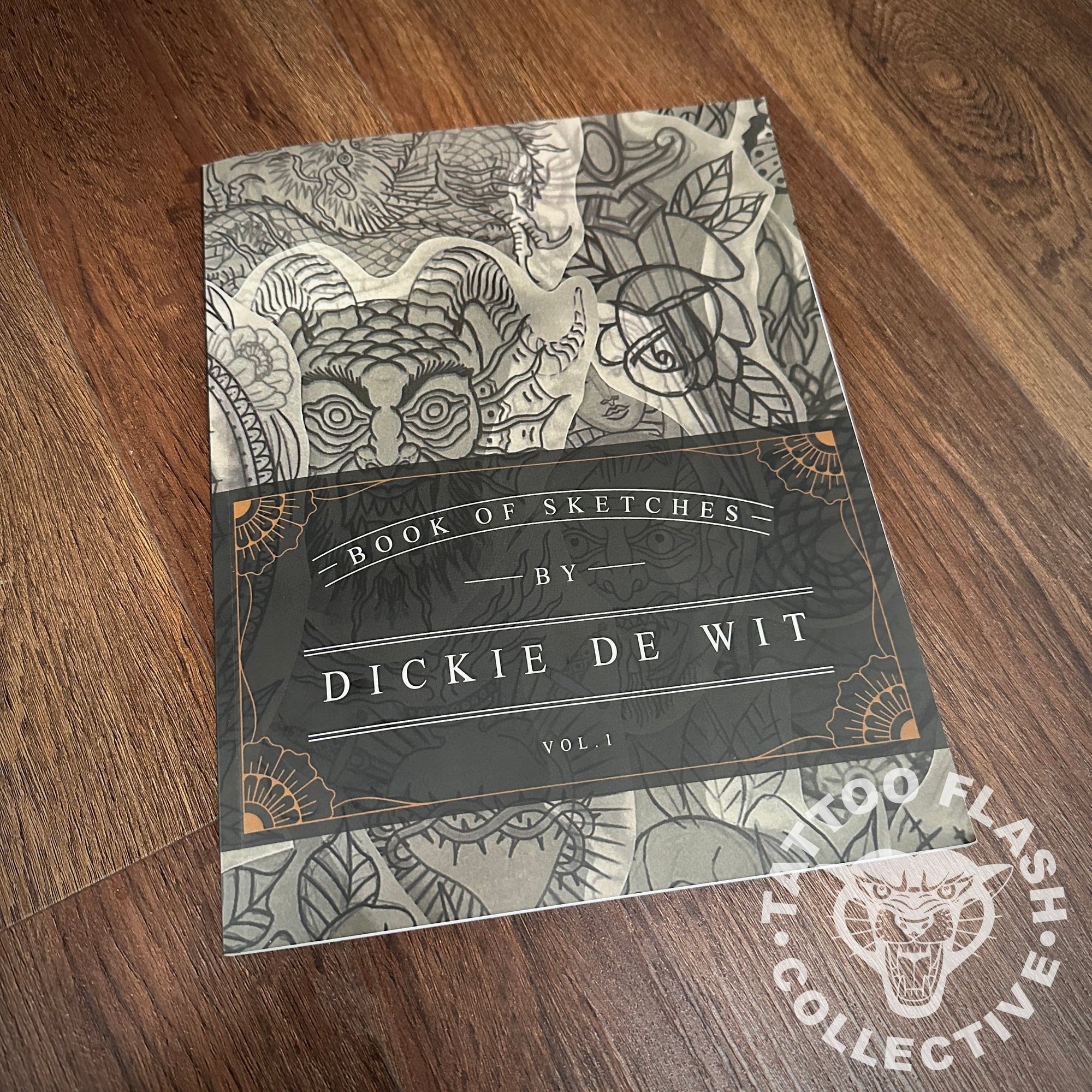 Dickie de Wit Books Dickie de Wit-Tattoo Book of Skecthes