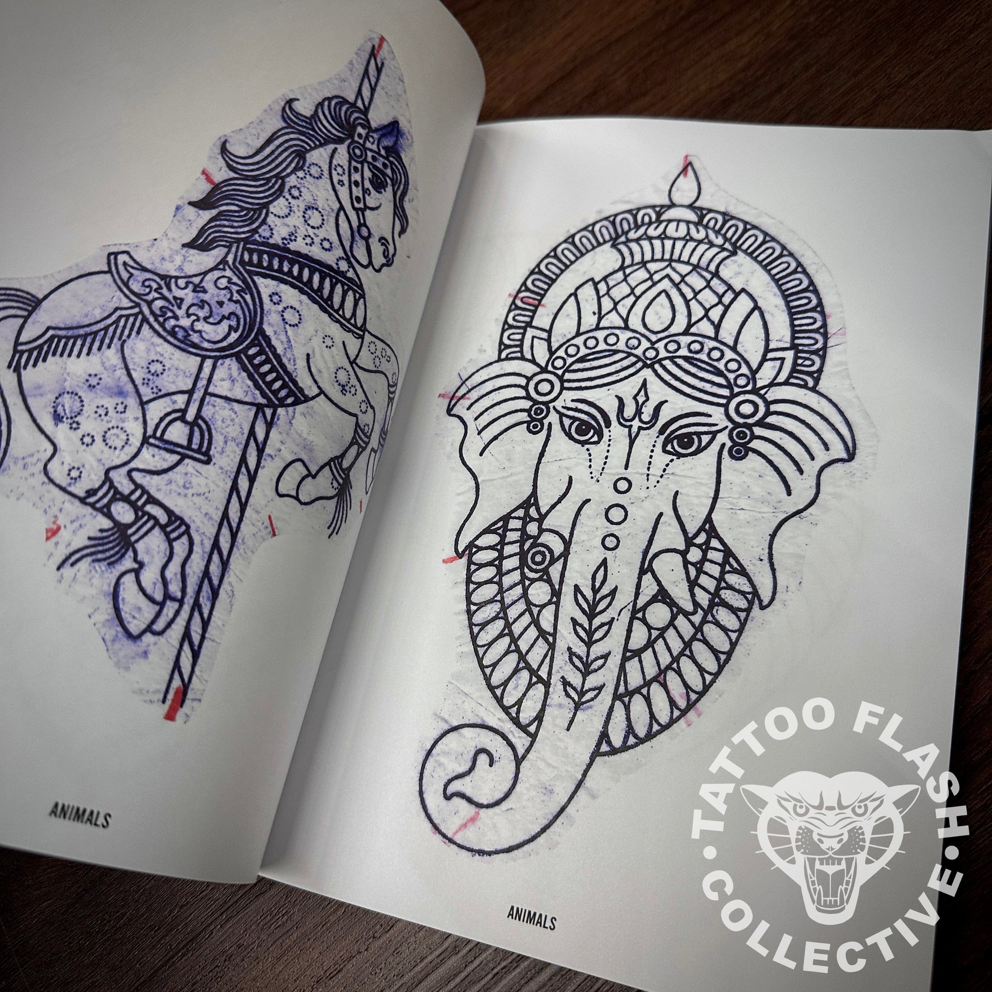 Dickie de Wit Books Dickie de Wit -Used Tattoo Stencils Vol.2