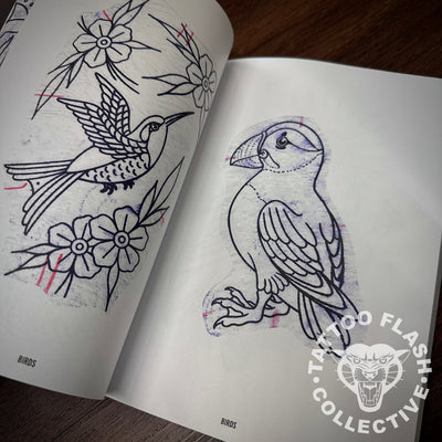 Dickie de Wit Books Dickie de Wit -Used Tattoo Stencils Vol.2