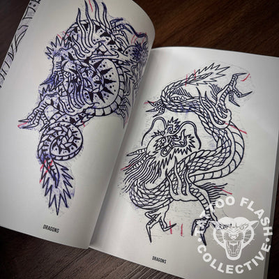 Dickie de Wit Books Dickie de Wit -Used Tattoo Stencils Vol.2