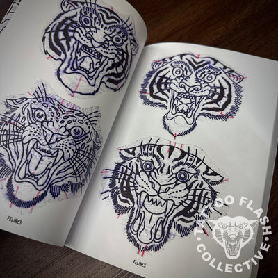 Dickie de Wit Books Dickie de Wit -Used Tattoo Stencils Vol.2