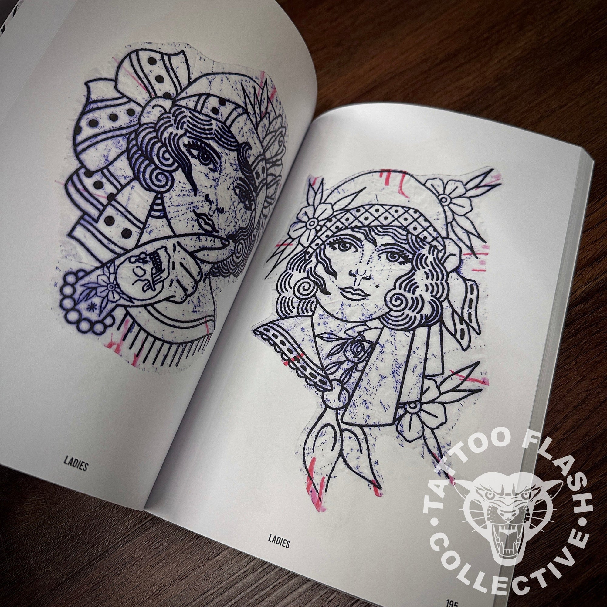 Dickie de Wit Books Dickie de Wit -Used Tattoo Stencils Vol.2