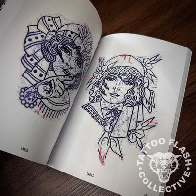 Dickie de Wit Books Dickie de Wit -Used Tattoo Stencils Vol.2