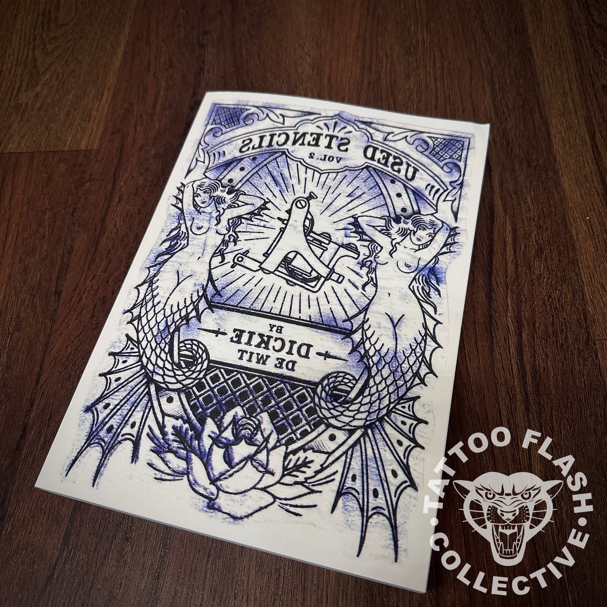 Dickie de Wit Books Dickie de Wit -Used Tattoo Stencils Vol.2