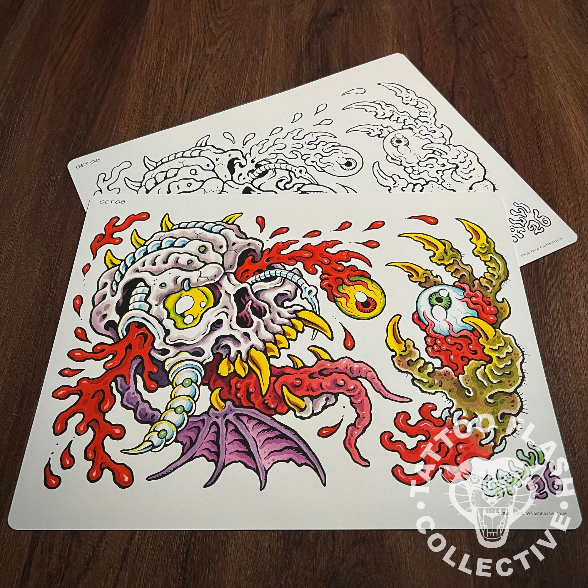 Enrico Galli Flash Enrico Galli Tattoo Flash #08