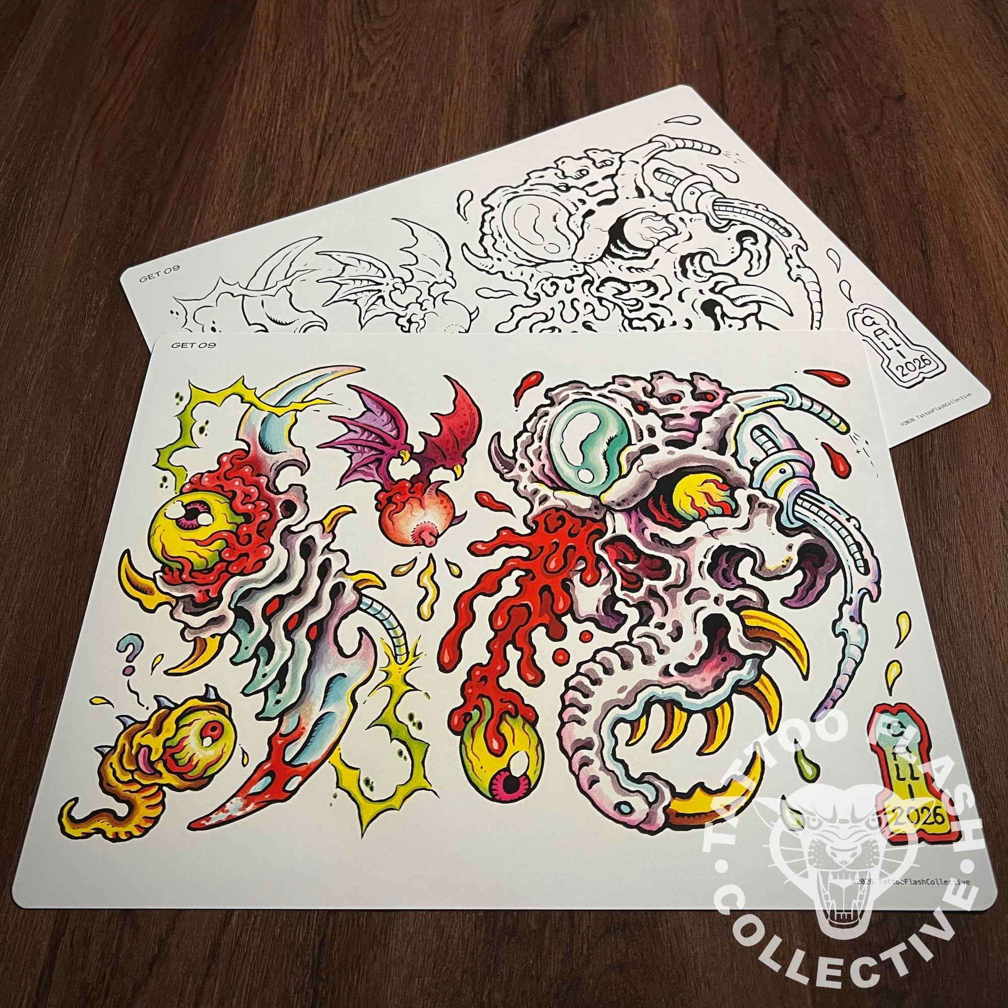 Enrico Galli Flash Enrico Galli Tattoo Flash #09