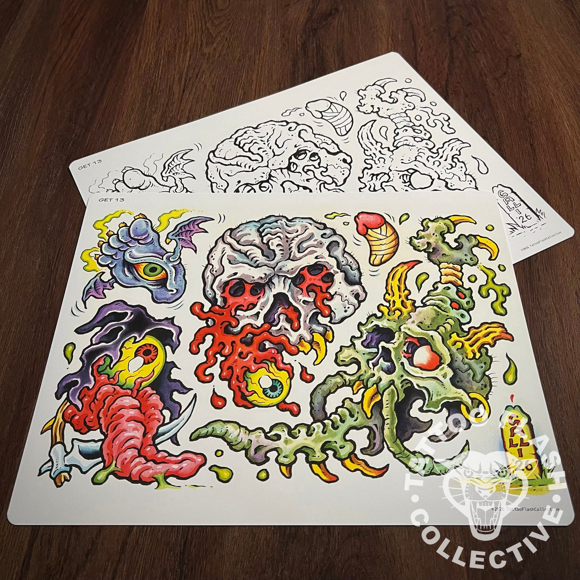 Enrico Galli Flash Enrico Galli Tattoo Flash #13