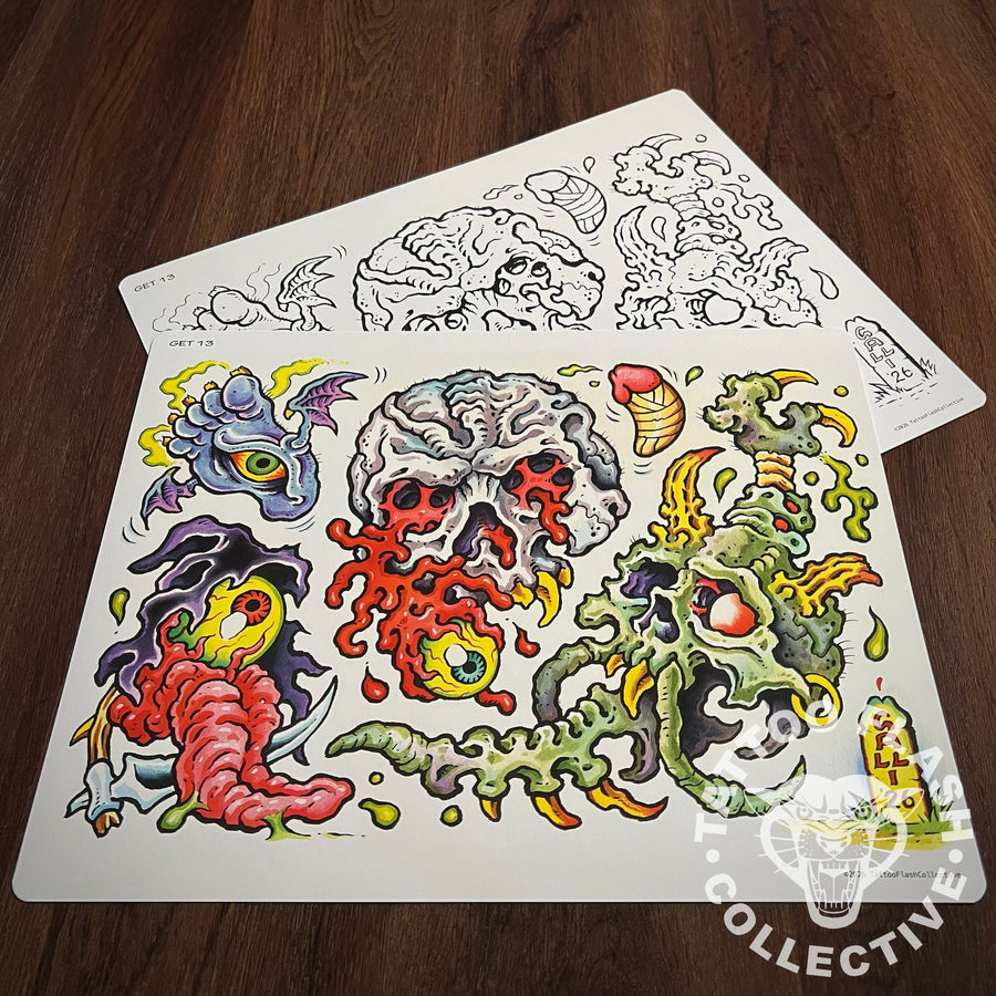 Enrico Galli Flash Enrico Galli Tattoo Flash #13