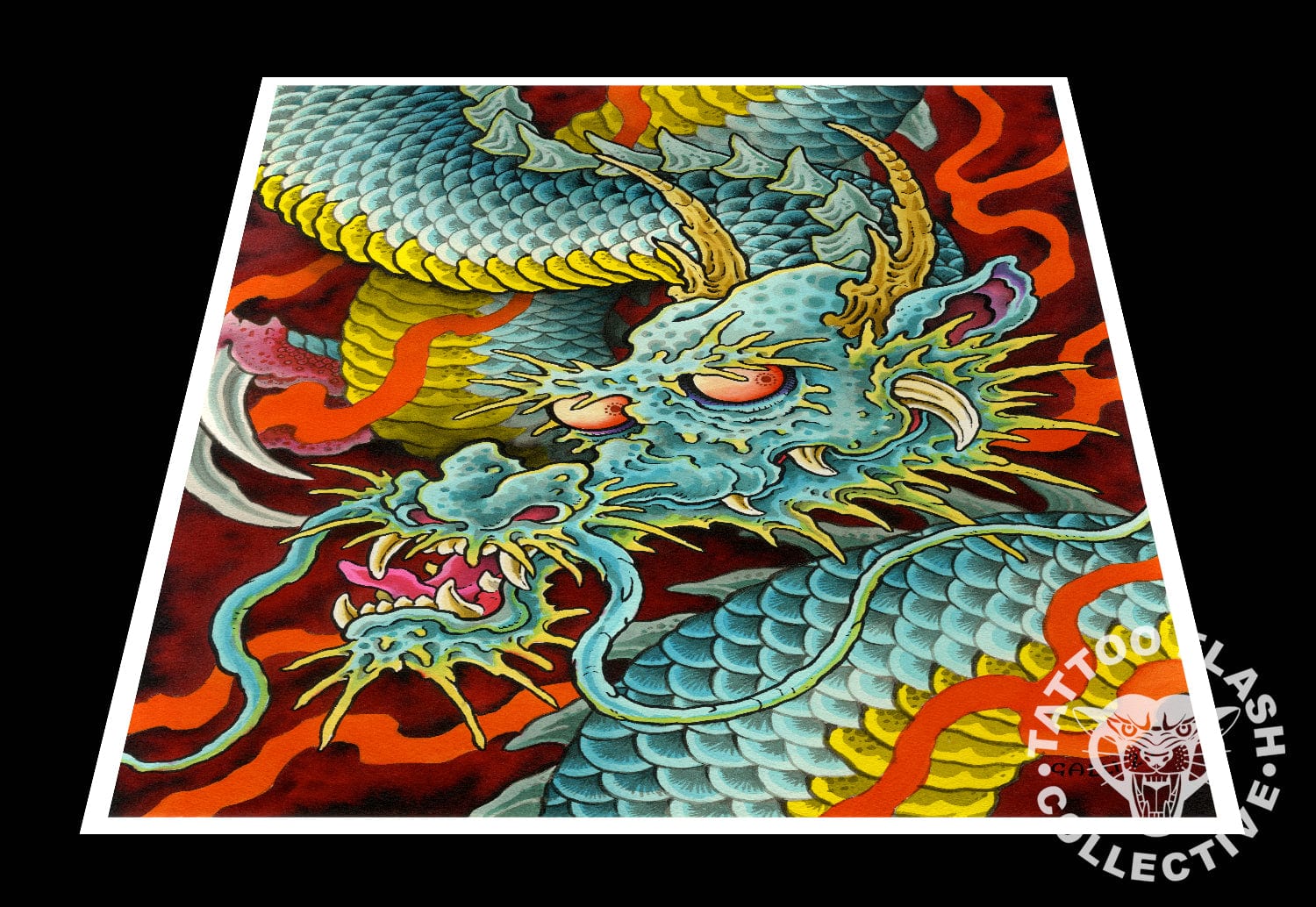 Enrico Galli prints 12"x16" Enrico Galli Tattoo Print #24- 12"x16" and 18"x24"