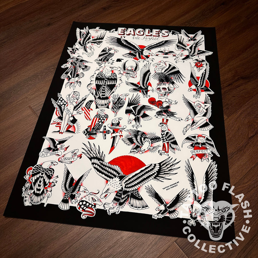 Eric Perfect prints Eric Perfect Tattoo Print #33- 18"x24" or 22"x30"