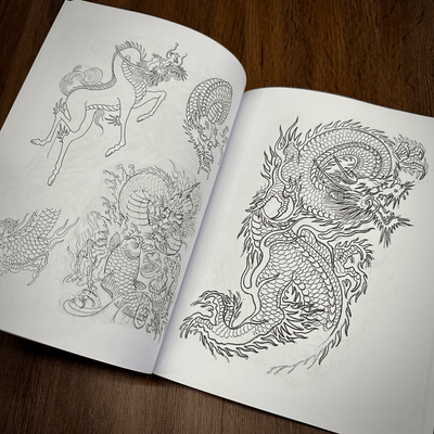 Erik Reith Books Dragon Sketchbook by Erik Rieth (Scratch & Dent)