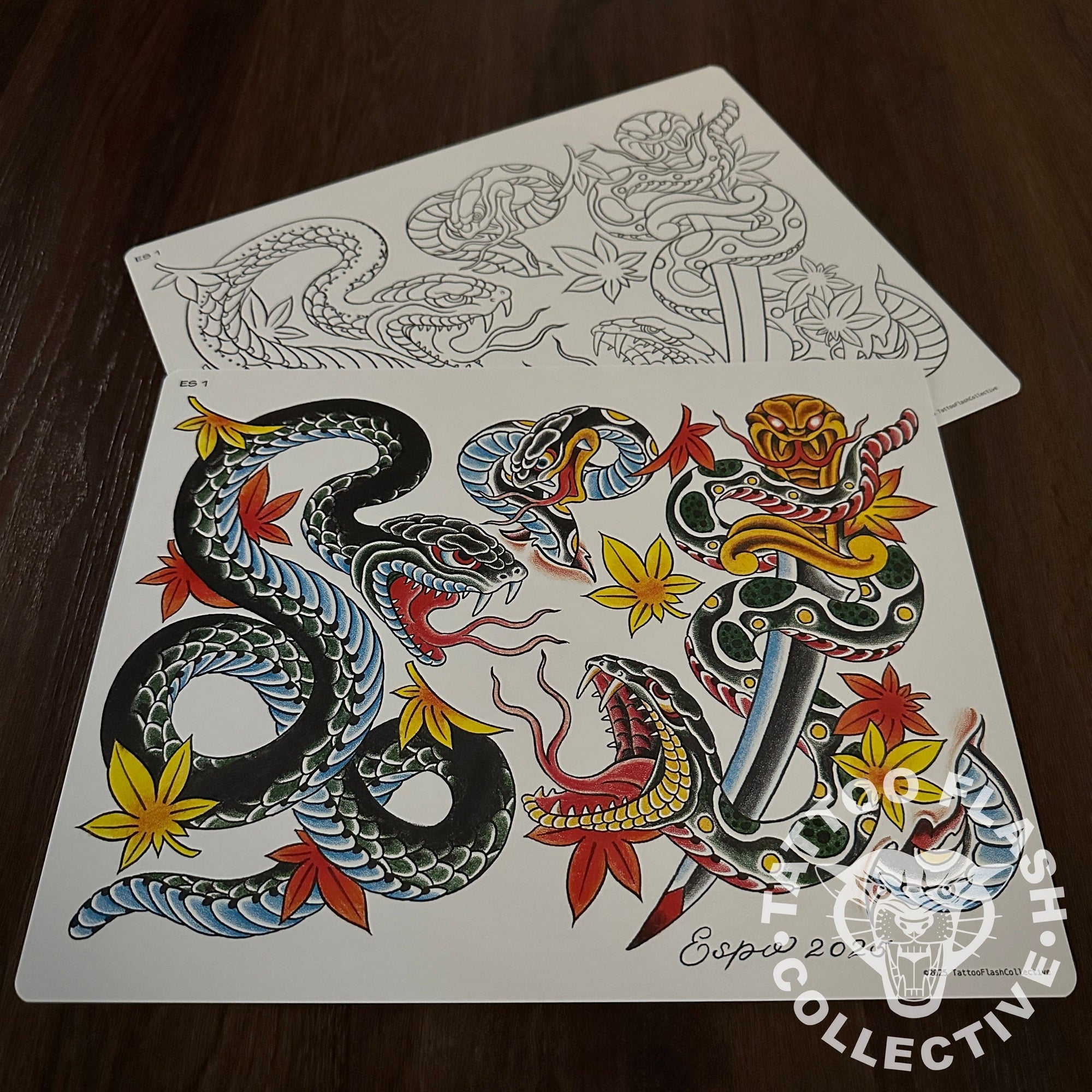 Espo Flash Espo Tattoo Flash #01