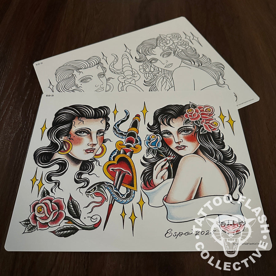 Espo Flash Espo Tattoo Flash #05