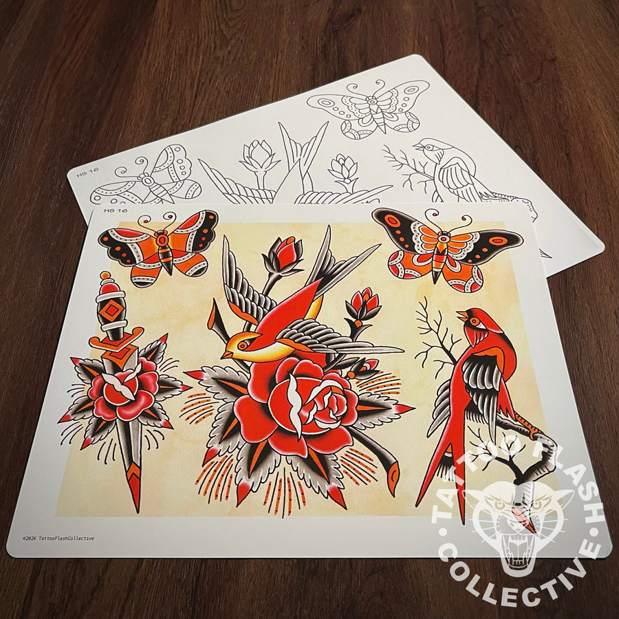hunter spanks Flash Hunter Spanks Tattoo Flash #16