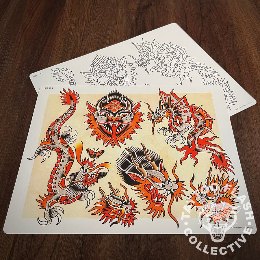 hunter spanks Flash Hunter Spanks Tattoo Flash #21