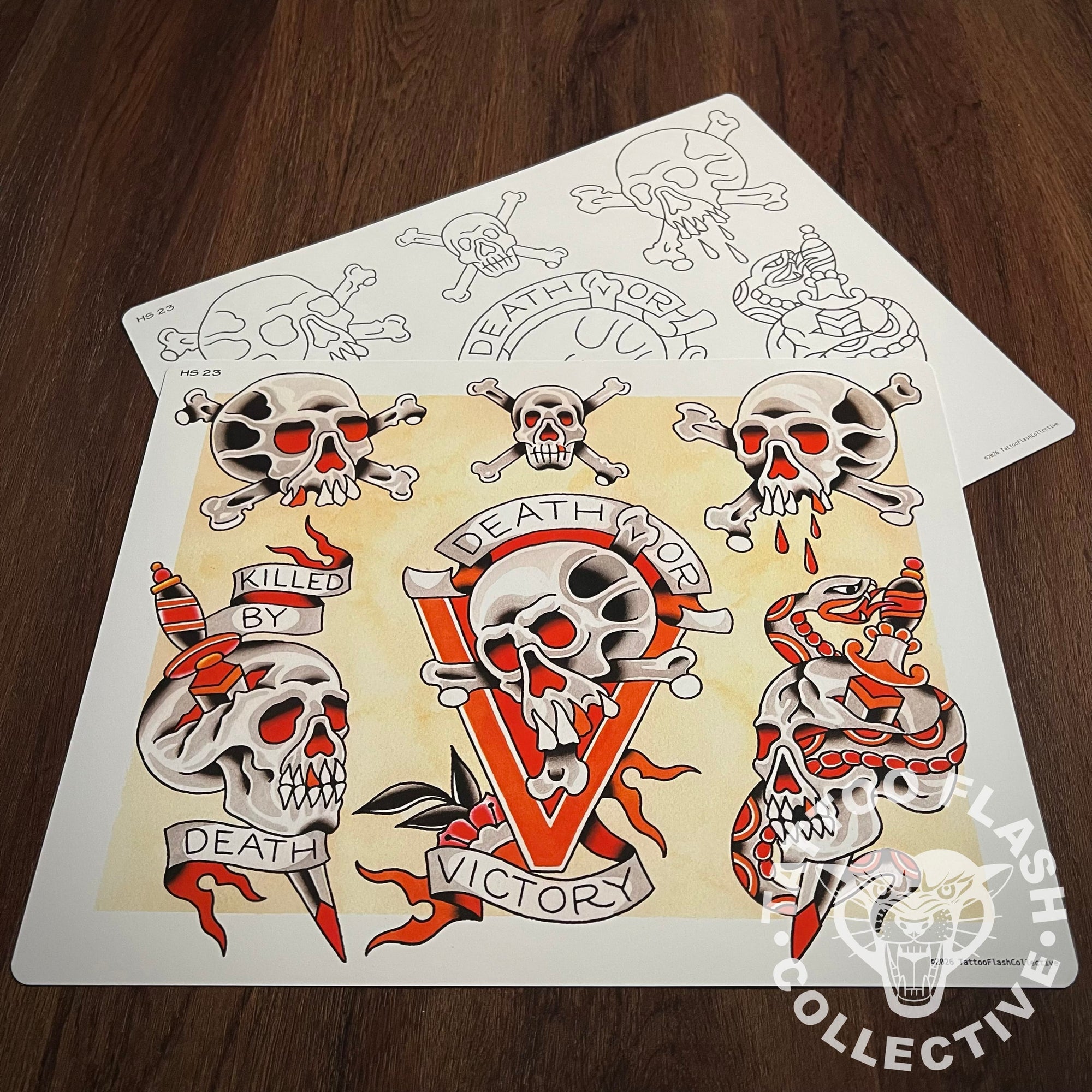 hunter spanks Flash Hunter Spanks Tattoo Flash #23