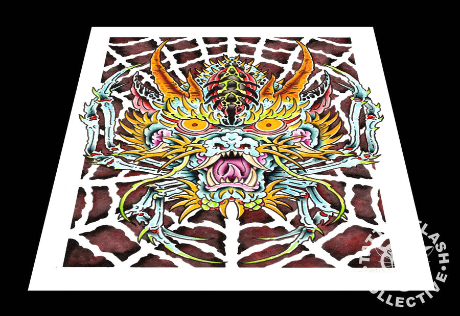 hunter spanks prints Hunter Spanks Tattoo Print #23- 9"x12"