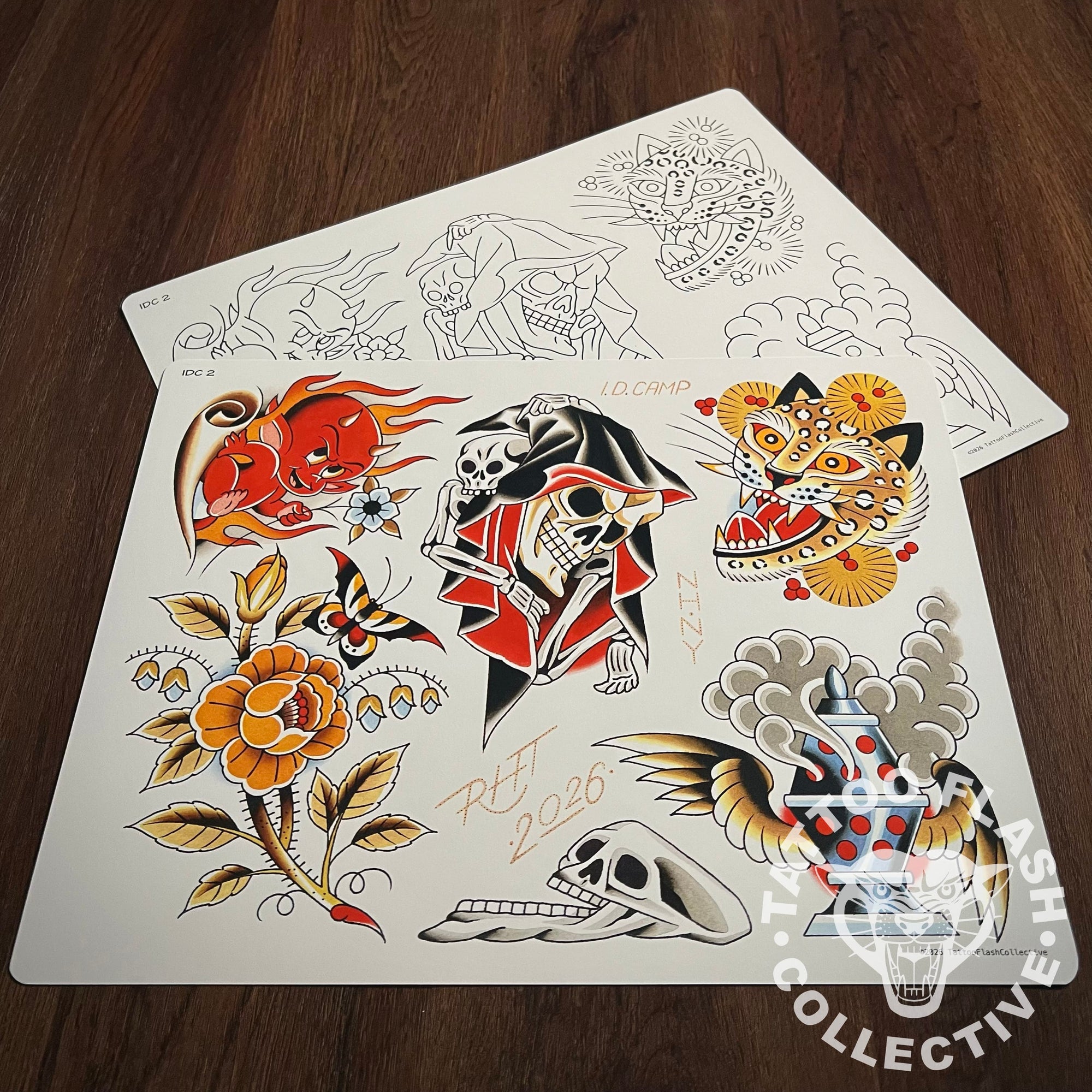 Ian Dana Flash Ian Dana Tattoo Flash #02