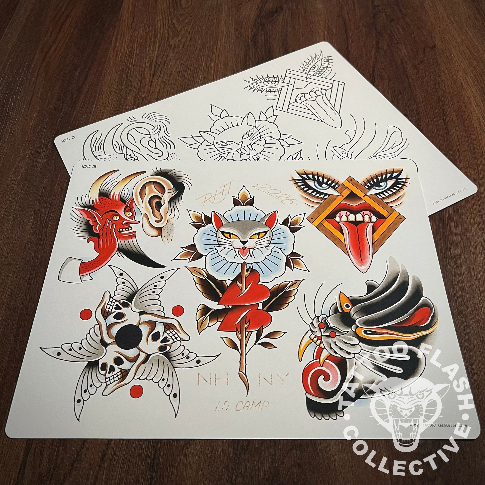 Ian Dana Flash Ian Dana Tattoo Flash #03