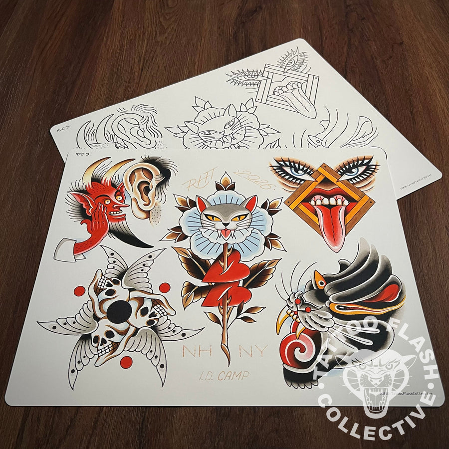 Ian Dana Flash Ian Dana Tattoo Flash #03