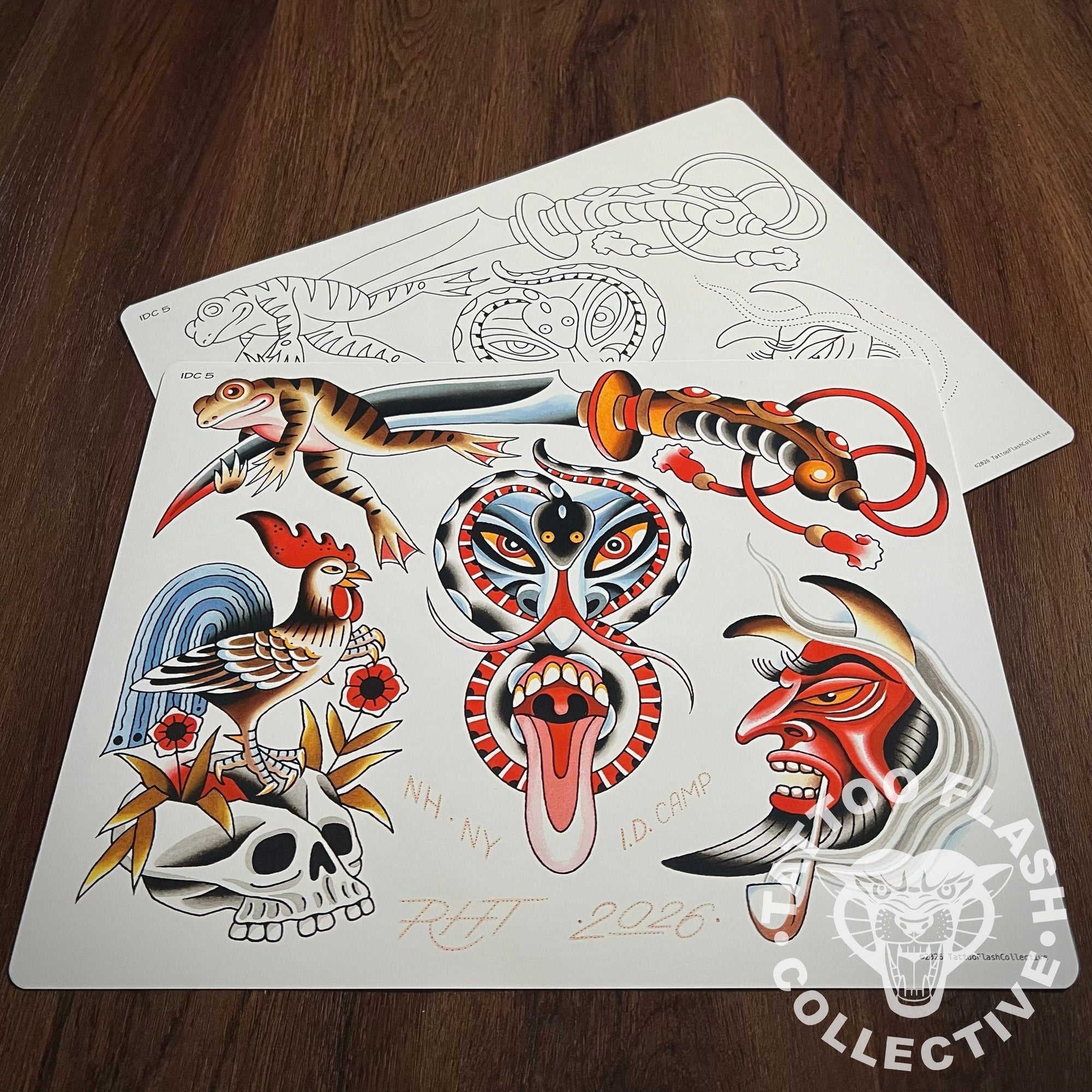 Ian Dana Flash Ian Dana Tattoo Flash #05