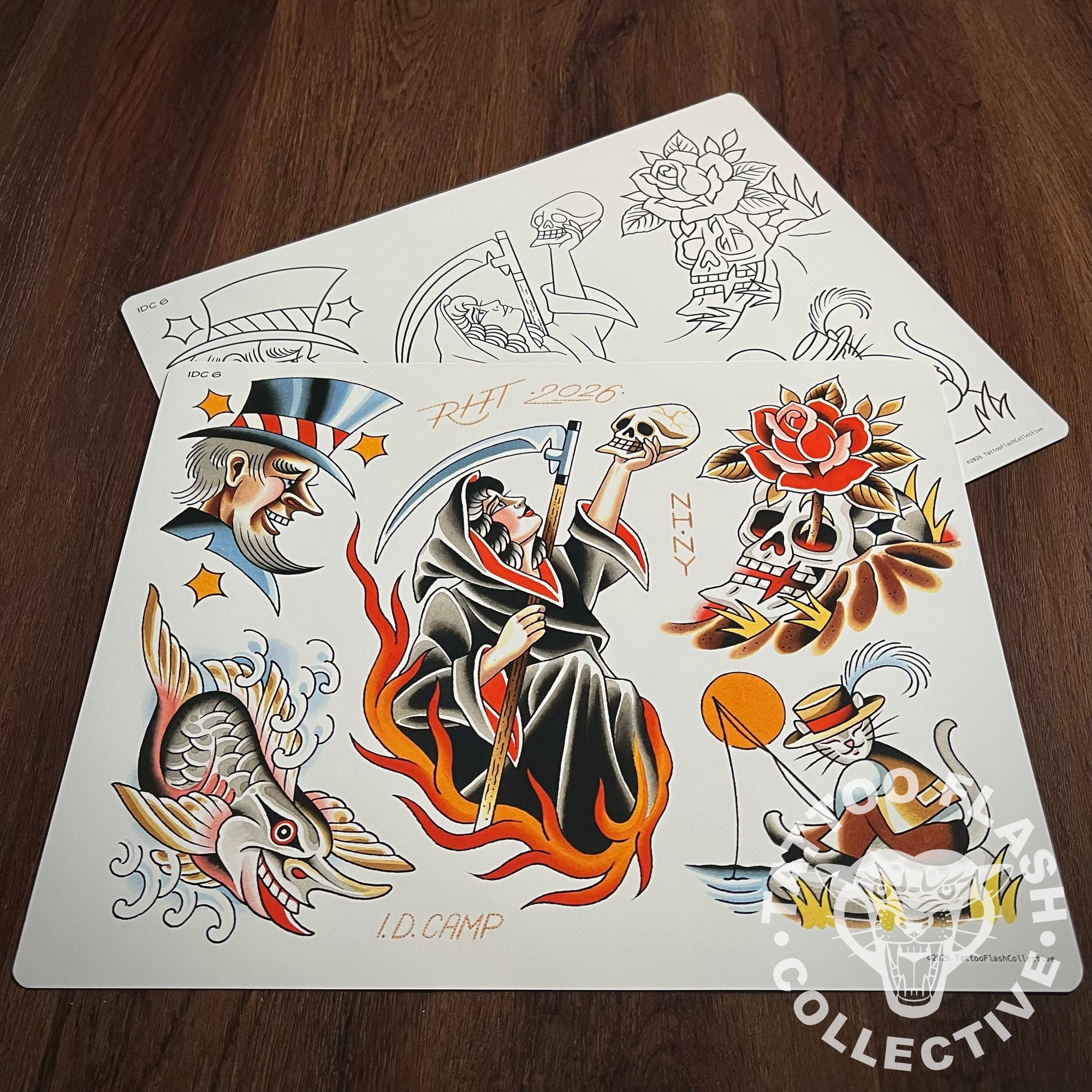 Ian Dana Flash Ian Dana Tattoo Flash #06