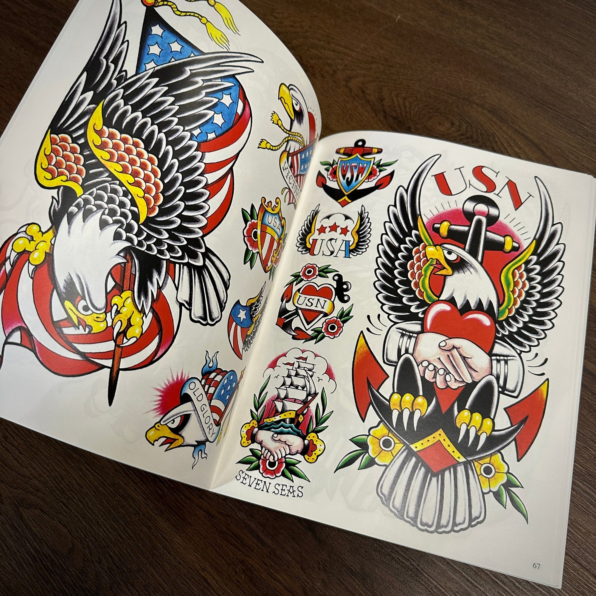 J.D. Crowe book Books Official Tattoo Brand- Assorted Designs Vol.1