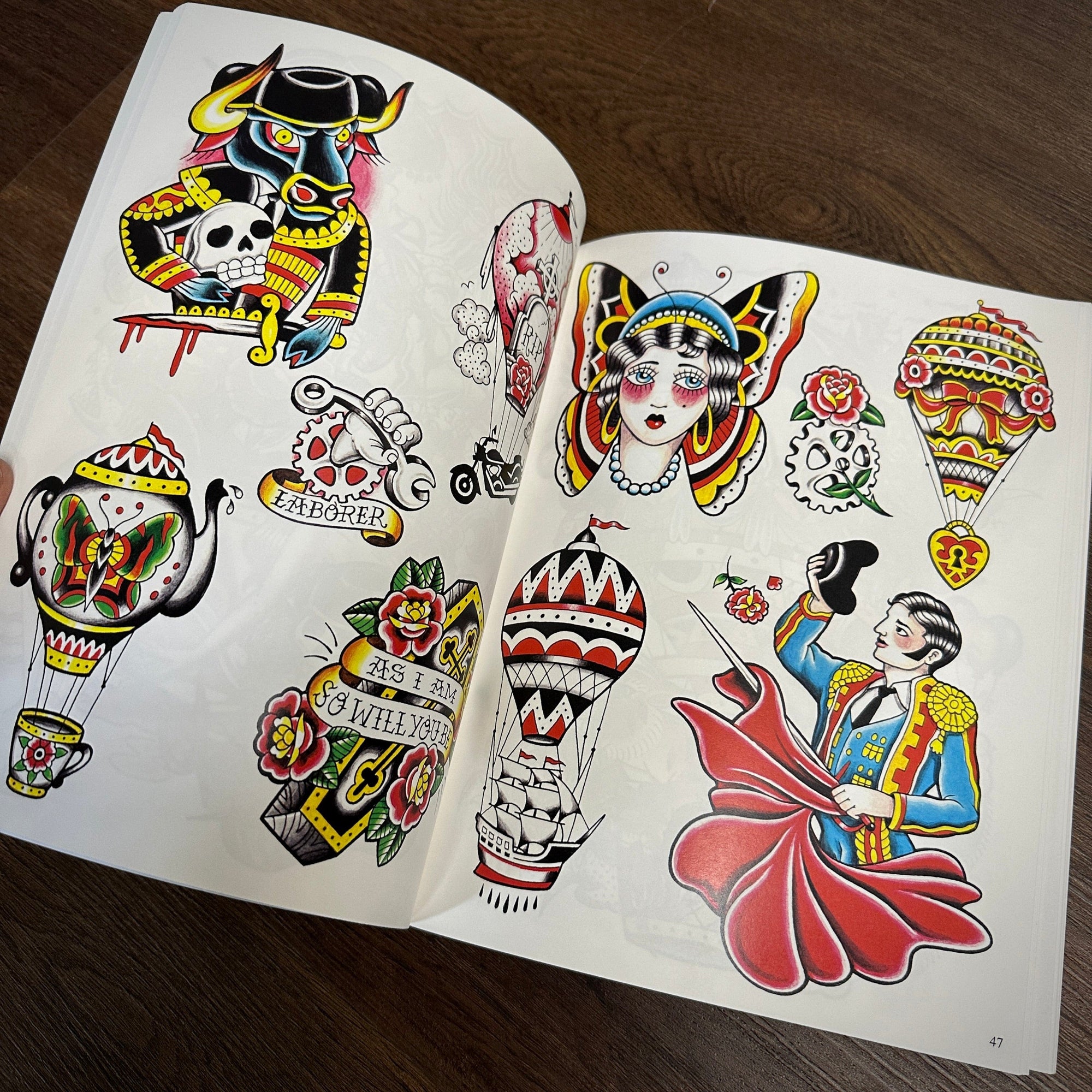 J.D. Crowe book Books Official Tattoo Brand- Assorted Designs Vol.1