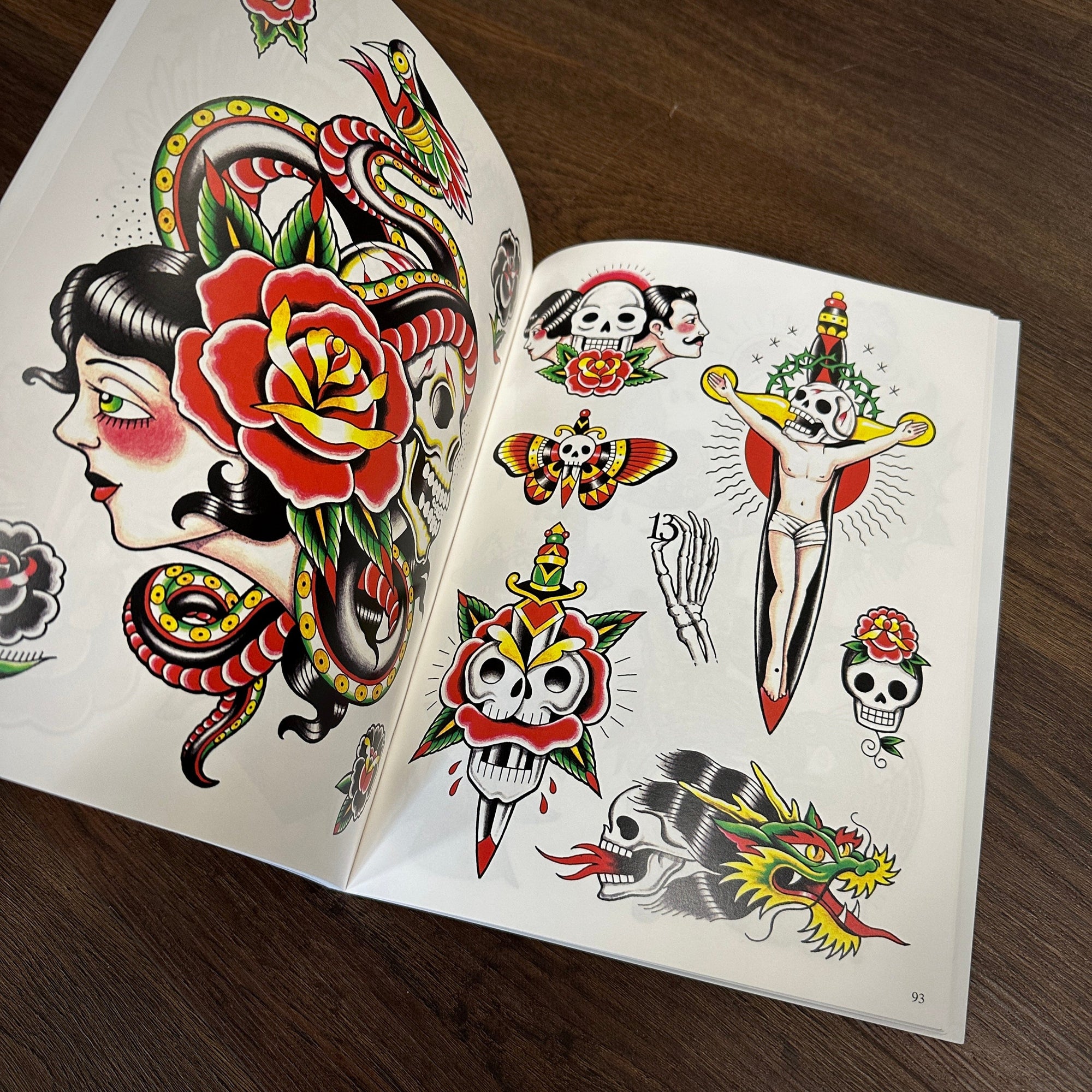 J.D. Crowe book Books Official Tattoo Brand- Assorted Designs Vol.1