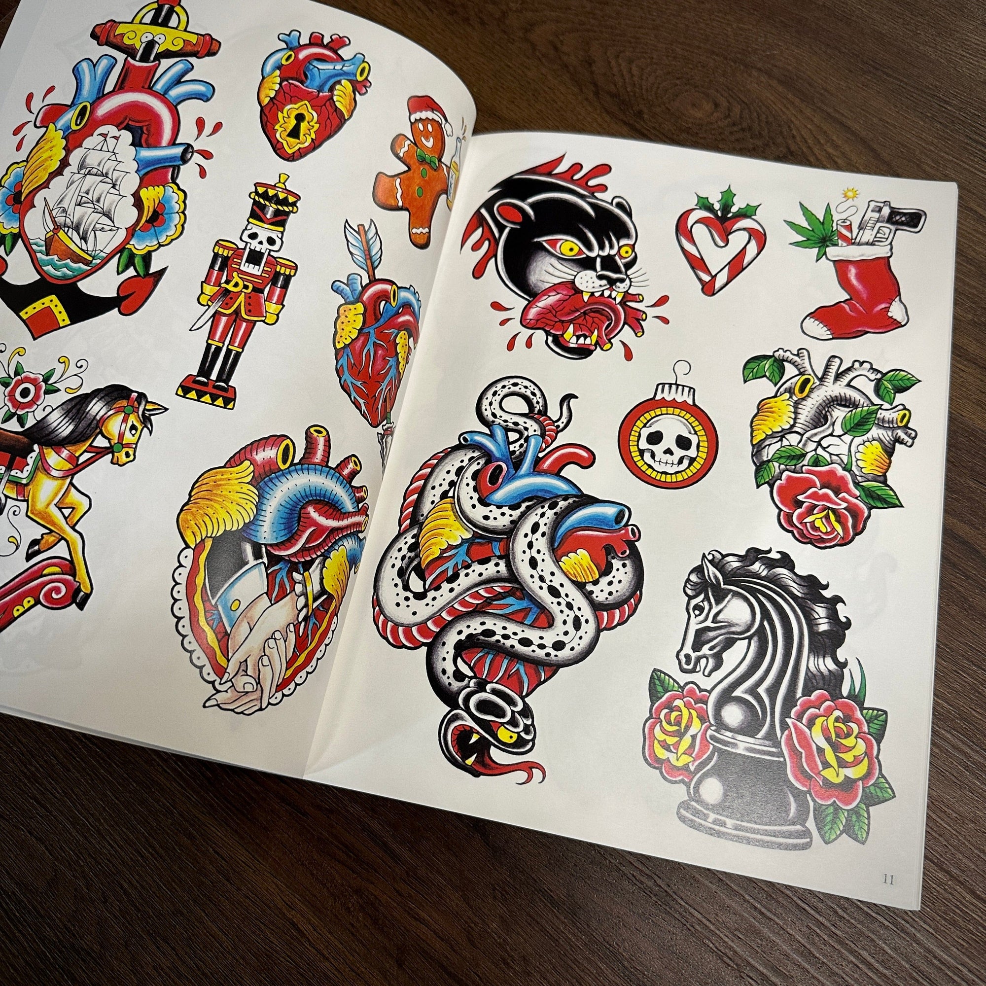 J.D. Crowe book Books Official Tattoo Brand- Assorted Designs Vol.1