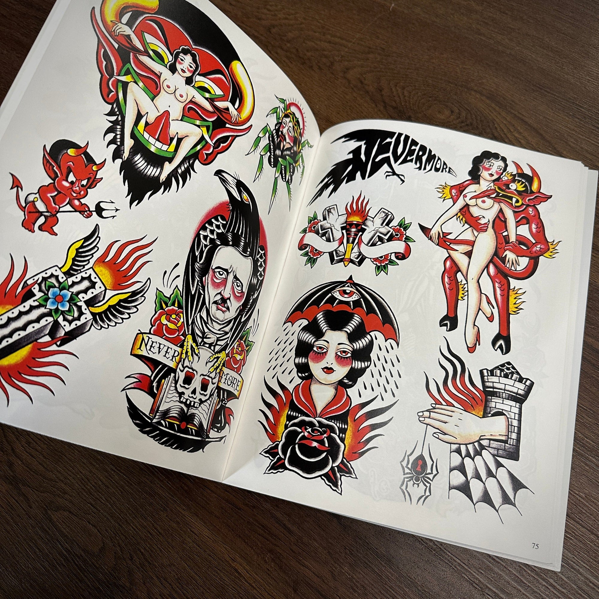 J.D. Crowe book Books Official Tattoo Brand- Assorted Designs Vol.1