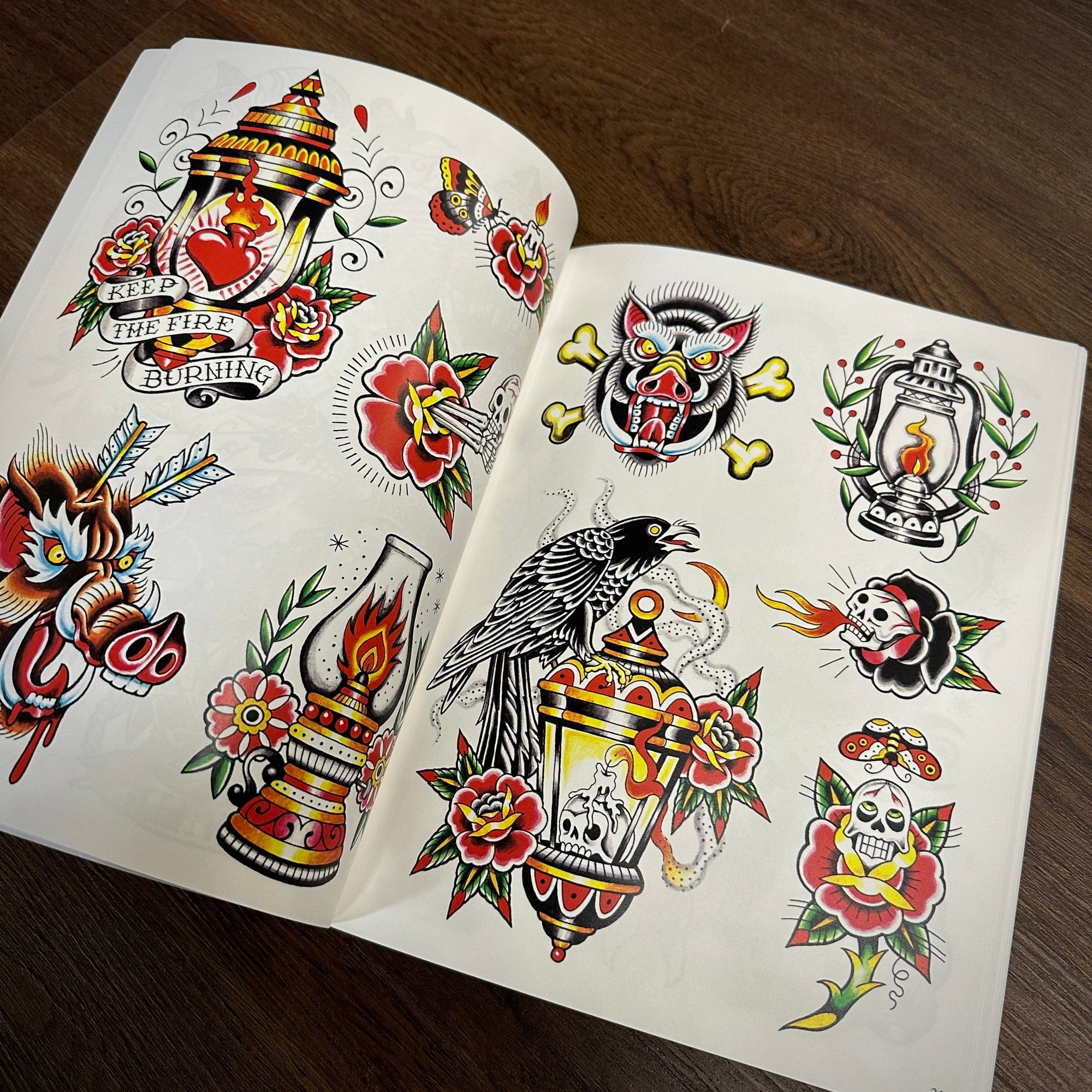 J.D. Crowe book Books Official Tattoo Brand- Assorted Designs Vol.1