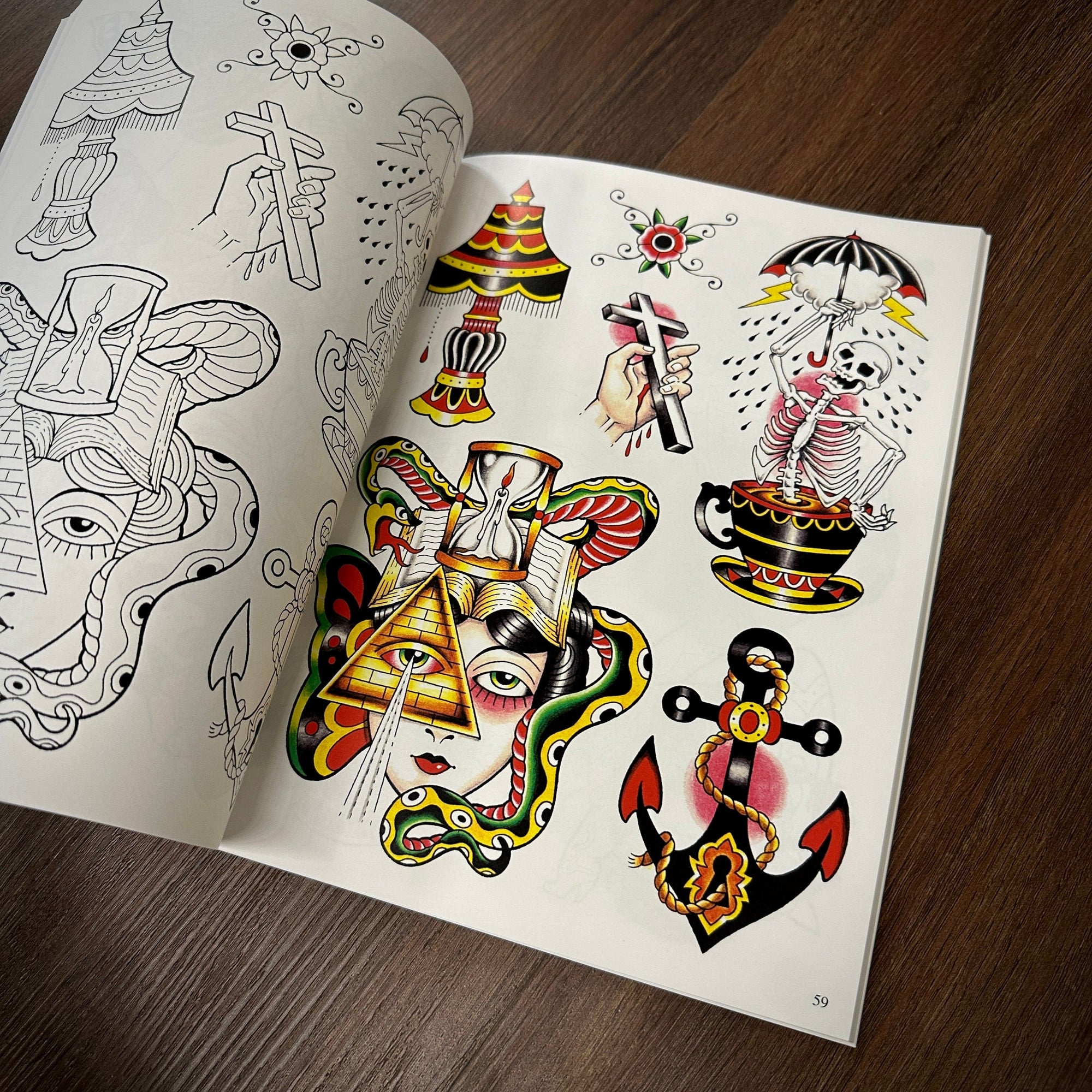 J.D. Crowe book Books Official Tattoo Brand- Assorted Designs Vol.2