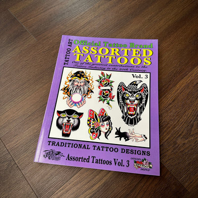 J.D. Crowe book Books Official Tattoo Brand- Assorted Designs Vol.3