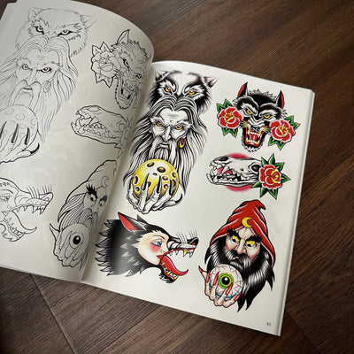 J.D. Crowe book Books Official Tattoo Brand- Assorted Designs Vol.3