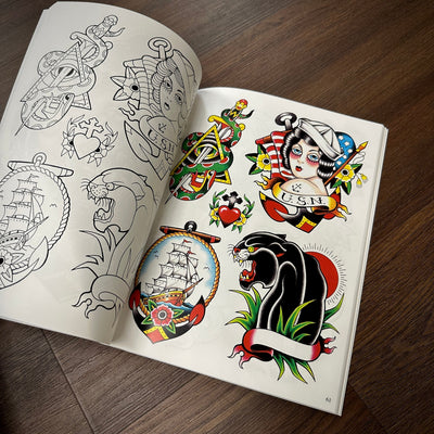 J.D. Crowe book Books Official Tattoo Brand- Assorted Designs Vol.3